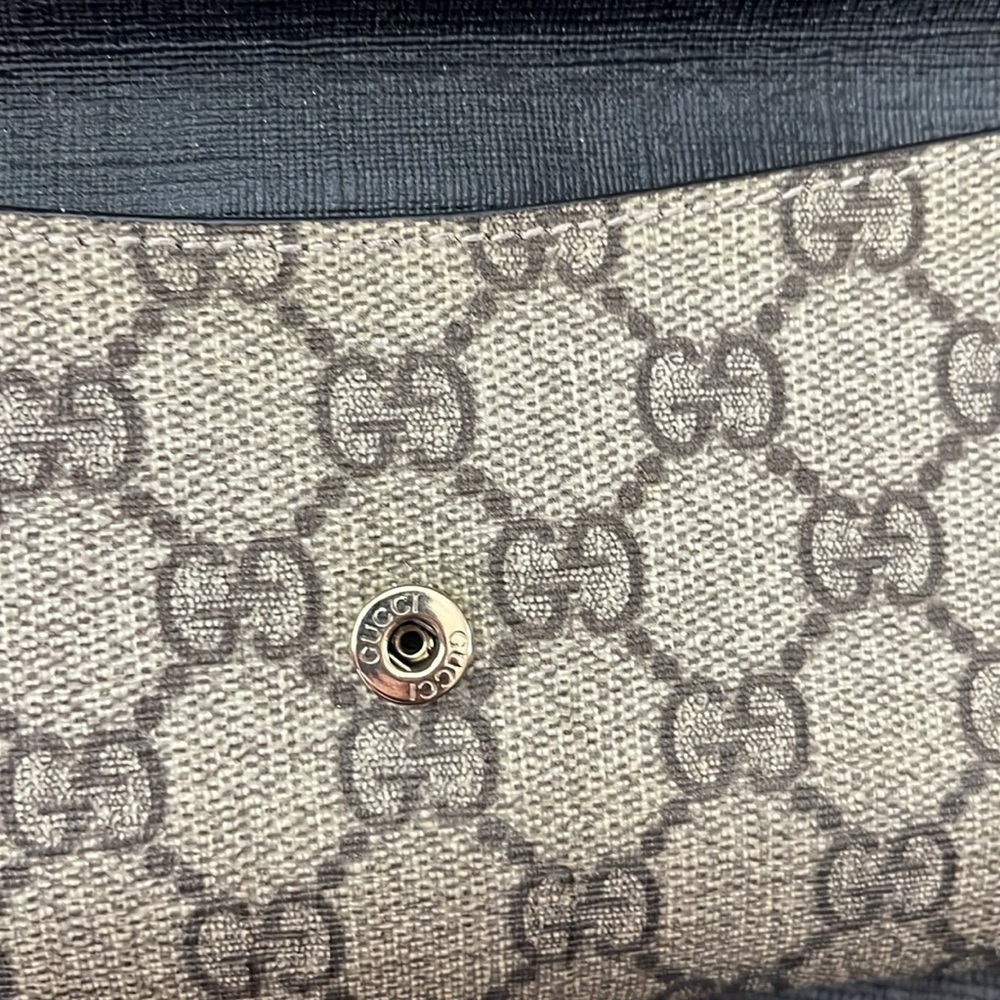 GUCCI supreme GG beige brown coated canvas wallet - Picture 13 of 13